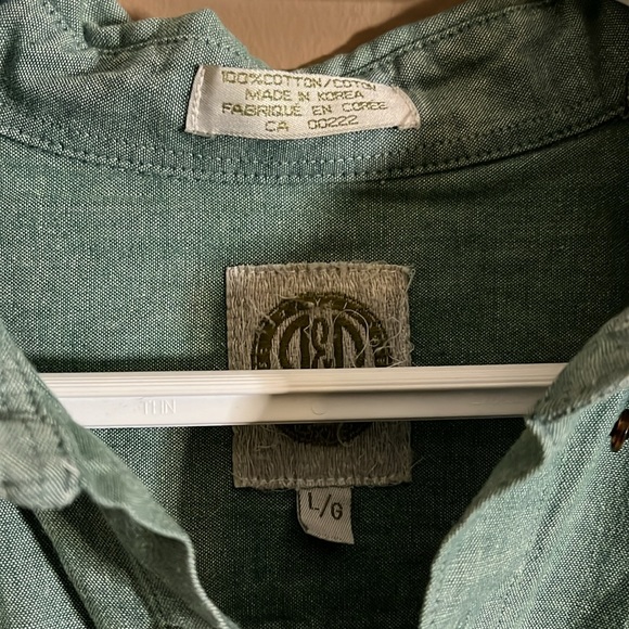 Cotton casual button down shirt B2 - Picture 3 of 4